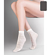 Сиви къси дамски чорапи Ava-0 снимка
