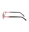 Unisex рамки за очила в червено и черно-2 снимка