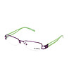 Дамски полурамки за очила във виолетово и зелено-0 снимка