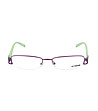 Дамски полурамки за очила във виолетово и зелено-1 снимка