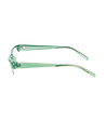 Unisex зелени полурамки за очила-2 снимка