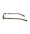 Unisex рамки за очила в тъмнокафяво и жълто-2 снимка