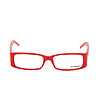 Червени дамски рамки за очила с ефектни дръжки-1 снимка