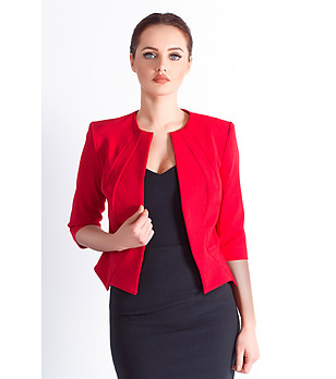 Червено дамско сако Ageta снимка