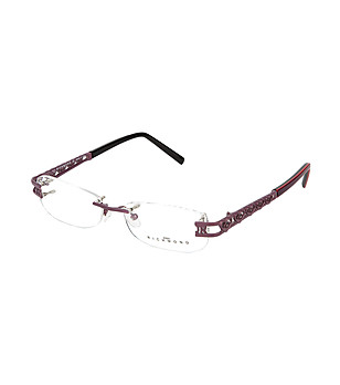 Дамски рамки за очила с лилави дръжки снимка