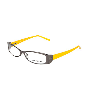 Дамски рамки за очила в сиво и жълто снимка
