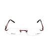 Дамски рамки за очила с дръжки в цвят бордо-1 снимка