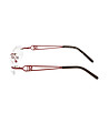 Дамски рамки за очила с дръжки в цвят бордо-2 снимка