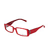 Червени пластмасови рамки за очила-0 снимка