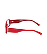 Червени пластмасови рамки за очила-2 снимка