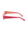 Дамски пластмасови рамки за очила в цвят бордо-2 снимка