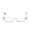 Прозрачни рамки за очила с лилави дръжки-1 снимка