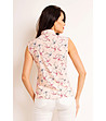 Розова дамска риза с принт Птици-1 снимка