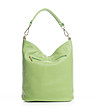 Зелена кожена дамска чанта Daria-1 снимка