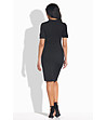 Черна памучна рокля Rachel-1 снимка