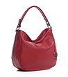 Червена дамска чанта от естествена кожа Amie-2 снимка