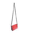 Червена дамска кожена чанта Verona-2 снимка