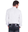 Бяла мъжка памучна риза Carey-1 снимка