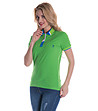 Дамска памучна блуза в зелено Beattie-3 снимка