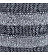 Дамски комплект от шапка и шал в сиво и цвят графит-3 снимка