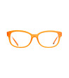 Unisex рамки за очила в оранжево и черно-1 снимка