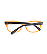 Unisex рамки за очила в оранжево и черно-2 снимка