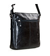 Дамска чанта за рамо в черно с RFID защита-1 снимка