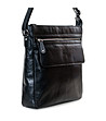 Дамска чанта за рамо в черно с RFID защита-3 снимка