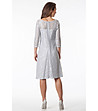 Дантелена рокля Bernadeta в сребристо и светлосиво-1 снимка