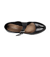 Черни дамски кожени обувки Paolina-1 снимка