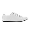 Бели мъжки кожени спортни обувки Vassi-0 снимка