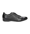 Черни мъжки кожени обувки Bernold-0 снимка