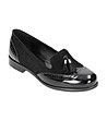 Черни дамски кожени обувки Lucilla-2 снимка