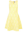 Жълта рокля без ръкави Lotty-3 снимка