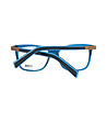 Unisex рамки за очила в тъмносиньо със сини кантове-2 снимка
