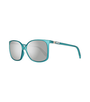 Дамски слънчеви очила тип пеперуда в цвят тюркоаз Trixie снимка