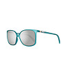 Дамски слънчеви очила тип пеперуда в цвят тюркоаз Trixie-0 снимка
