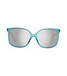 Дамски слънчеви очила тип пеперуда в цвят тюркоаз Trixie-1 снимка