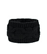Плетена черна лента за глава-0 снимка