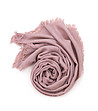 Розов дамски шал с вълна-2 снимка