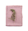 Розов дамски шал с вълна-3 снимка