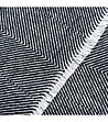Унисекс плетен шал в черно и бяло-3 снимка