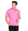 Розова мъжка памучна блуза Claudio-0 снимка