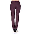 Дамски панталон в цвят бургунд Merlina-1 снимка