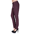 Дамски панталон в цвят бургунд Merlina-2 снимка