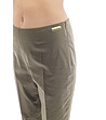 Дамски памучен панталон в цвят каки Julie-3 снимка