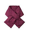 Дамски правоъгълен шал в цвят бордо-0 снимка