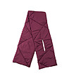 Дамски правоъгълен шал в цвят бордо-1 снимка