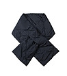 Дамски правоъгълен шал в черно-0 снимка