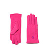 Цикламени дамски ръкавици с памук-0 снимка
